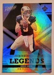 2022 Panini Prestige Drew Brees Living Legends #LL-3 Saints